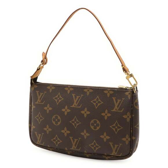 LOUIS VUITTON Brown Monogram Pochette Pouch - Picture 3 of 9